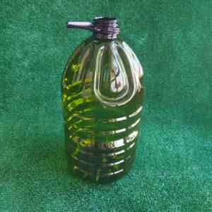 Garrafão plástico verde 5l